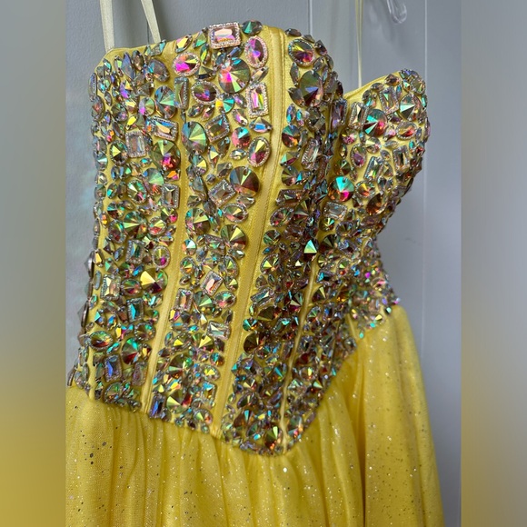 HENRIS CLOUD 9 Crystal Corset Homecoming Dress - Picture 9 of 17